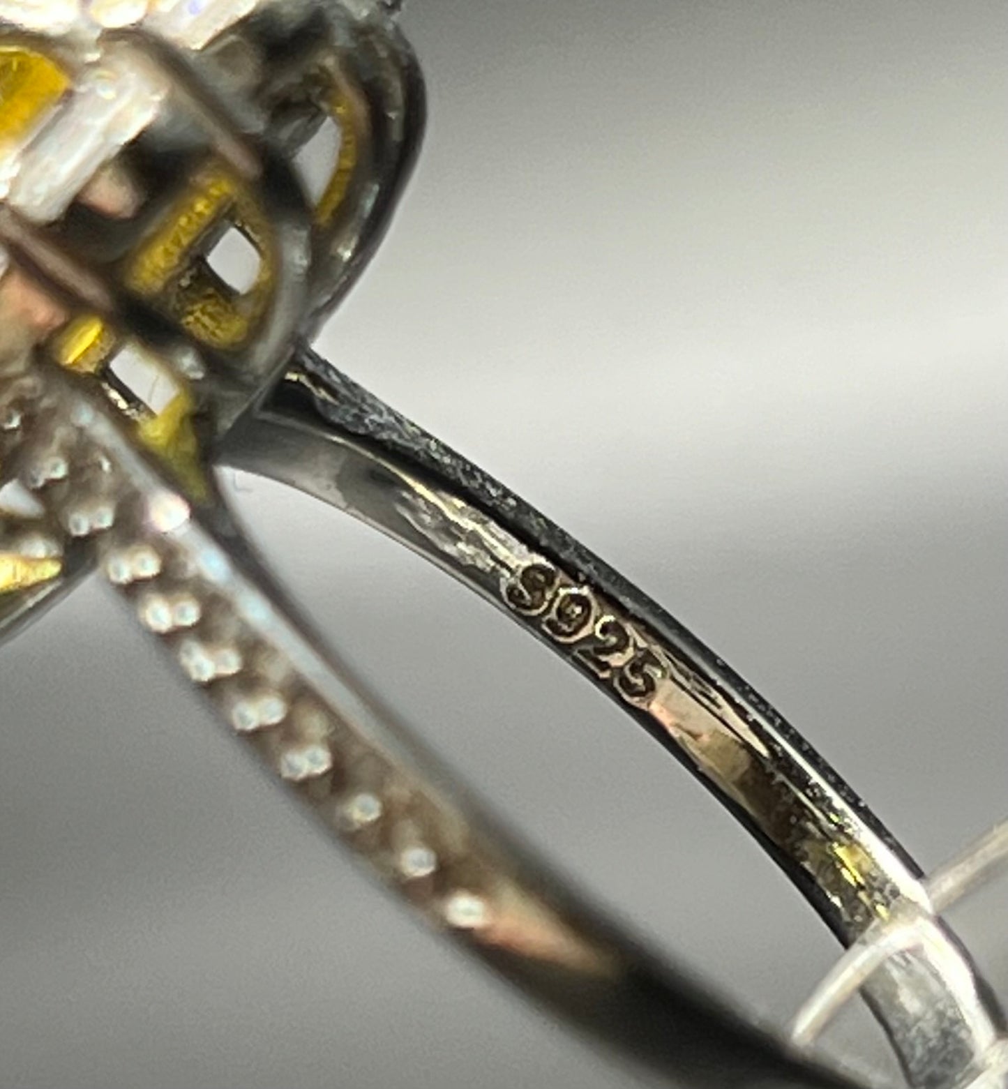 925 Sterling Silver Gemstone Ring