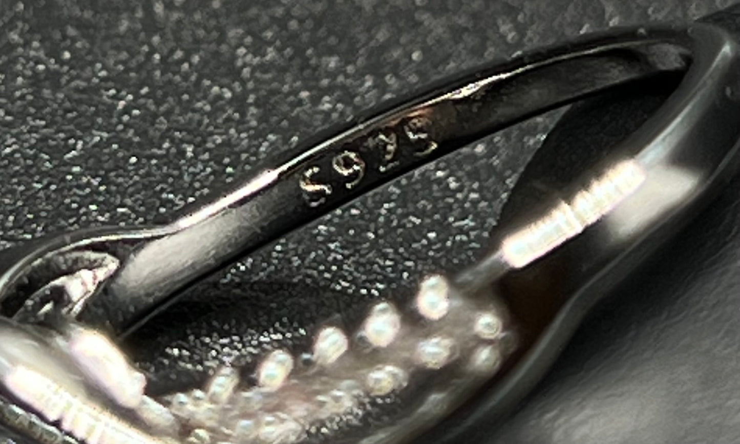 925 Sterling Silver Solitaire Ring