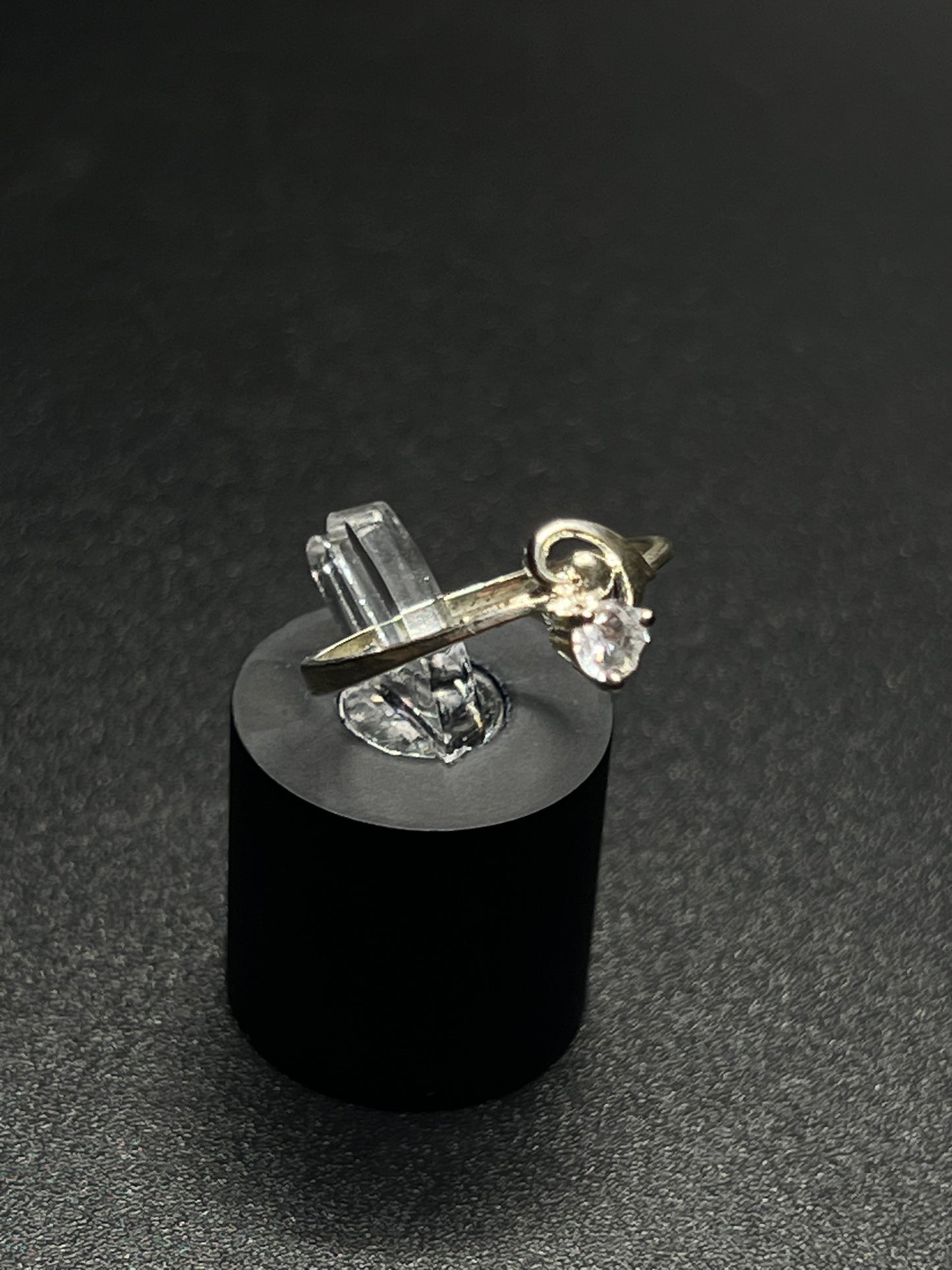 925 Sterling Silver Solitaire Heart Ring