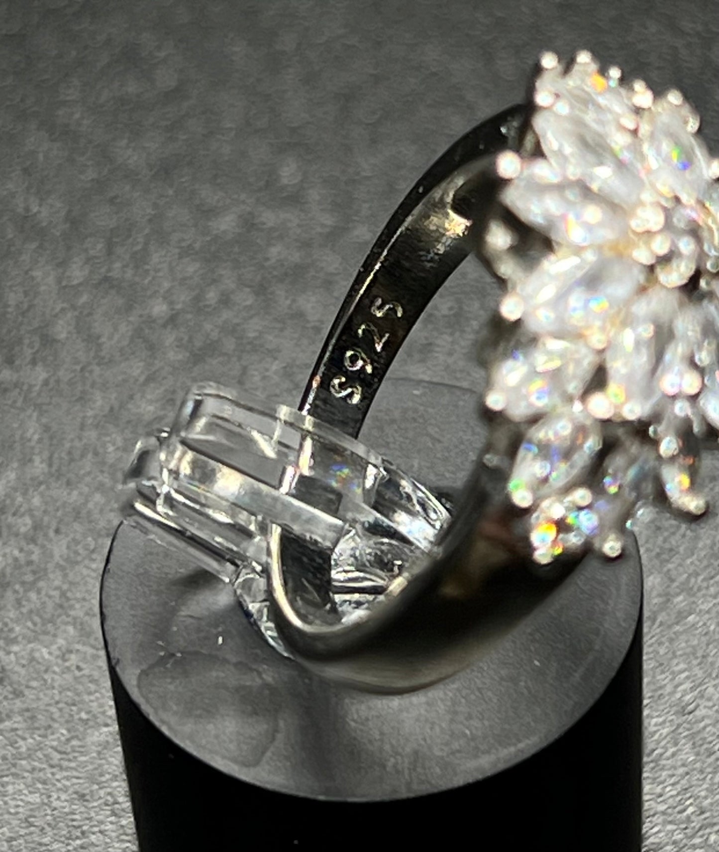 925 Sterling Silver Flower Ring