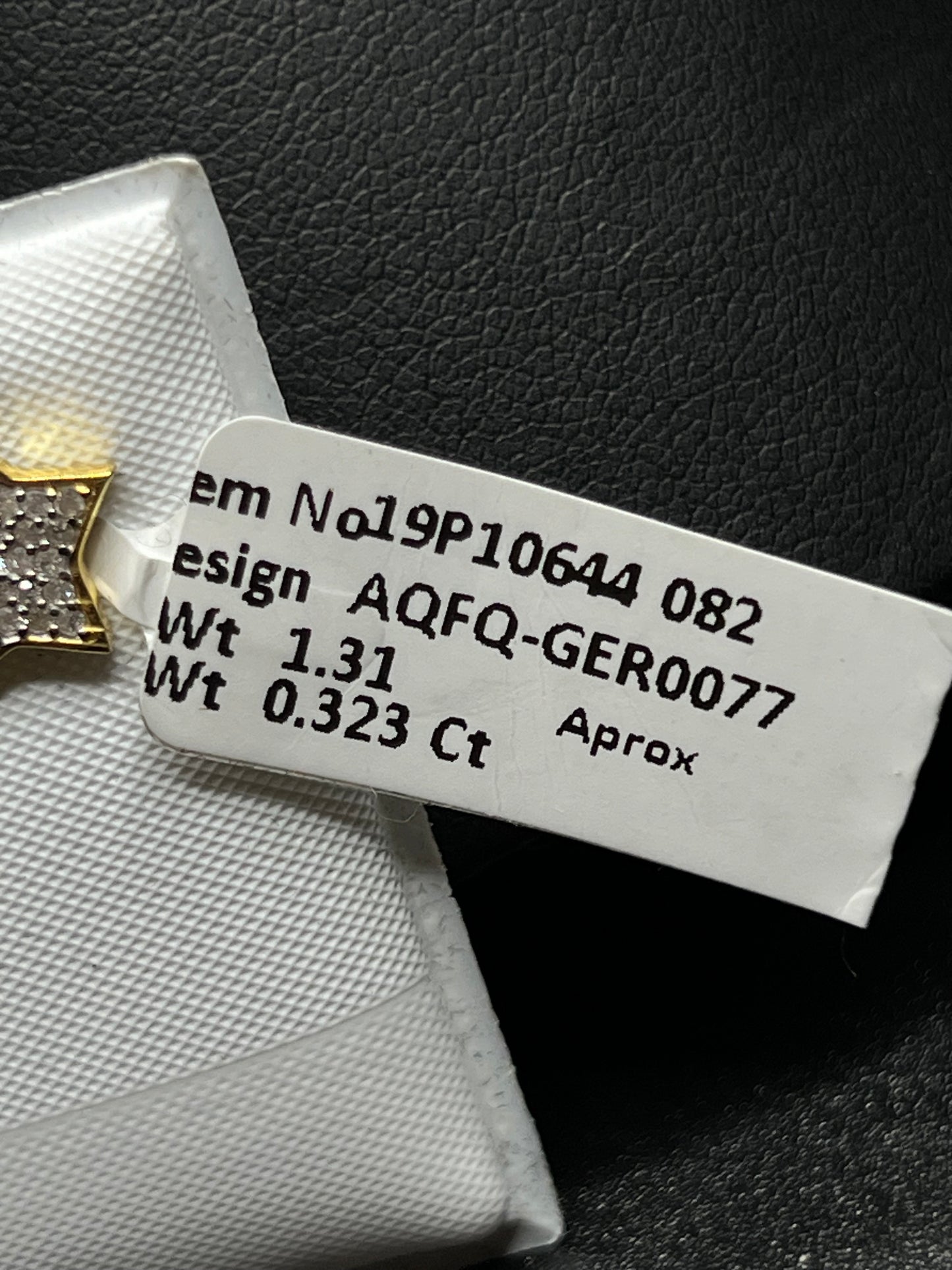 10Kt Gold Diamond Star Earrings