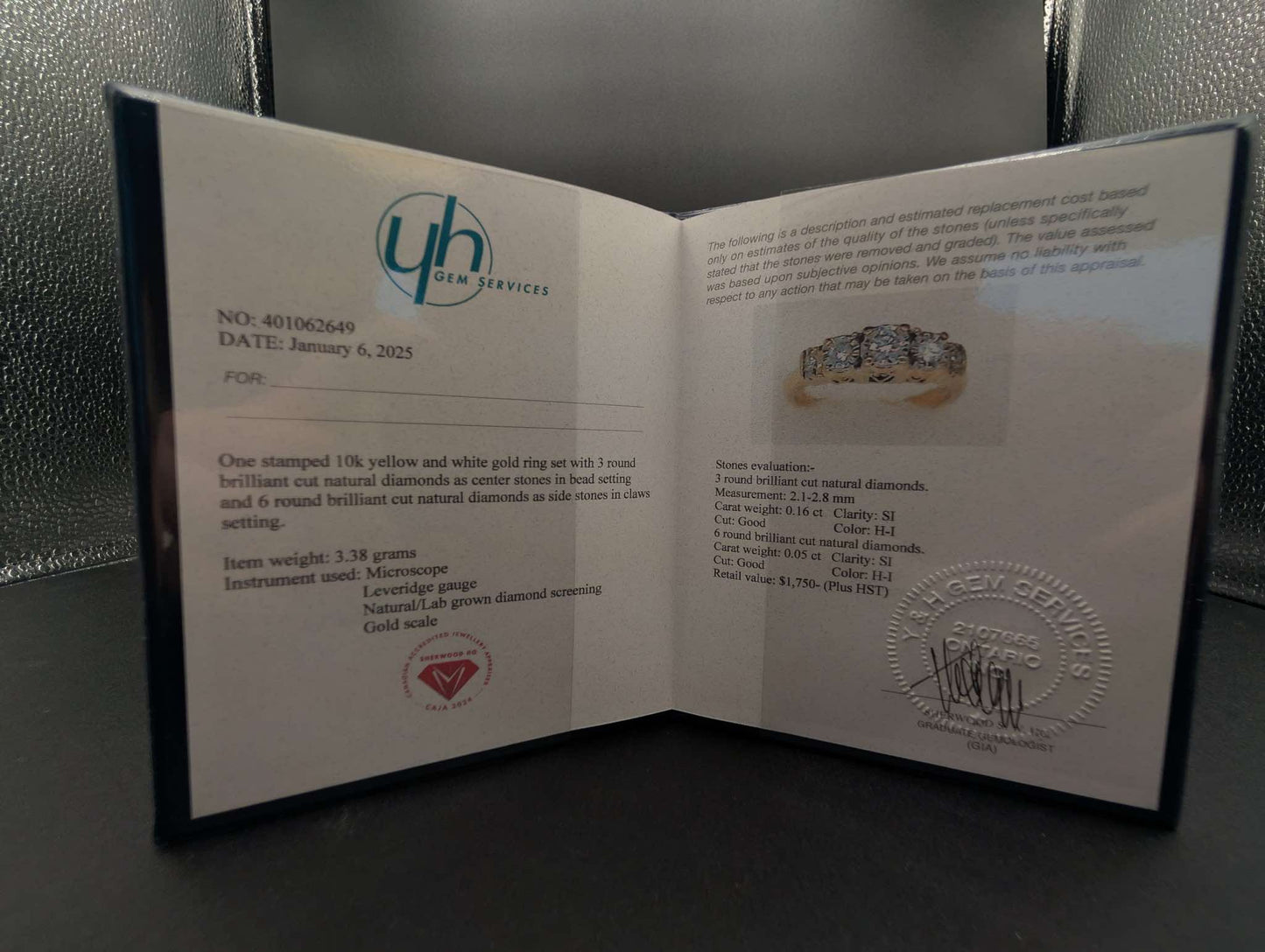 10Kt Gold Diamond Ring