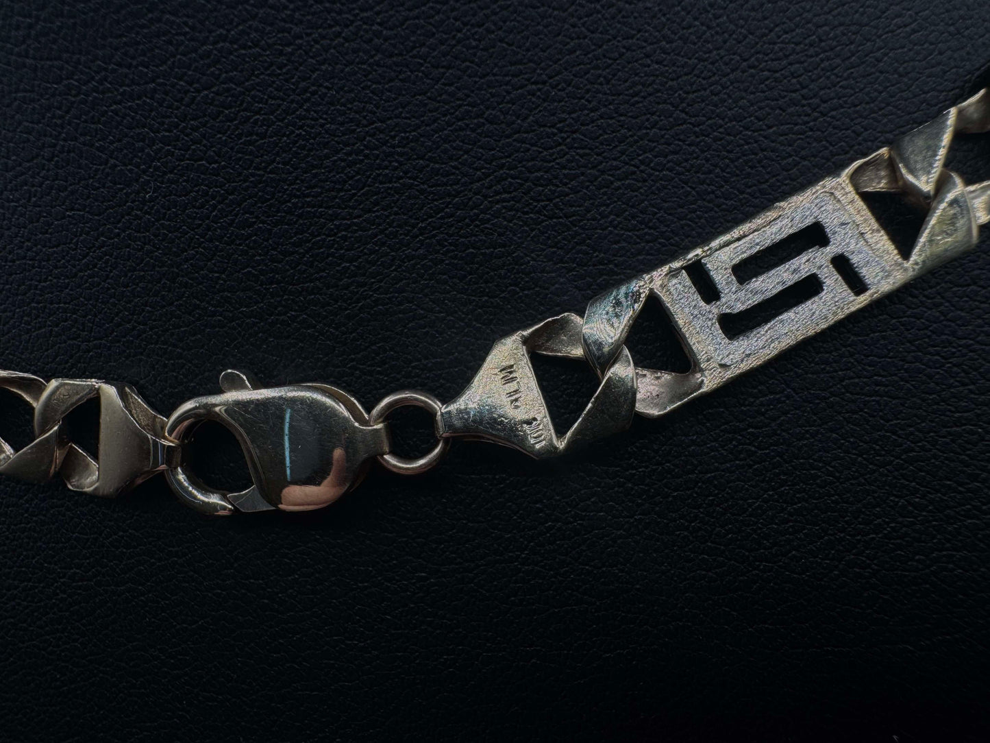 10Kt Gold 28" 8.3MM Mesh Link Chain