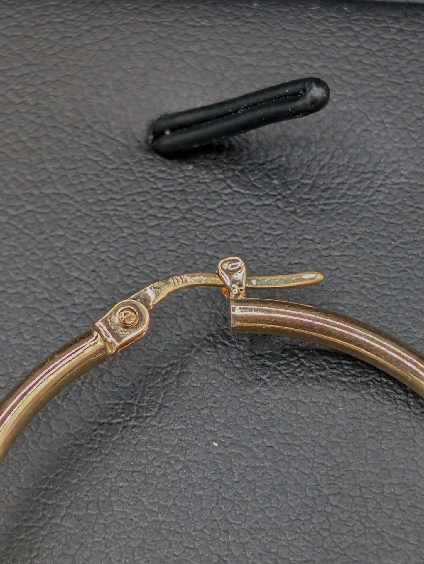 10Kt Gold 33mm Hoop Earrings