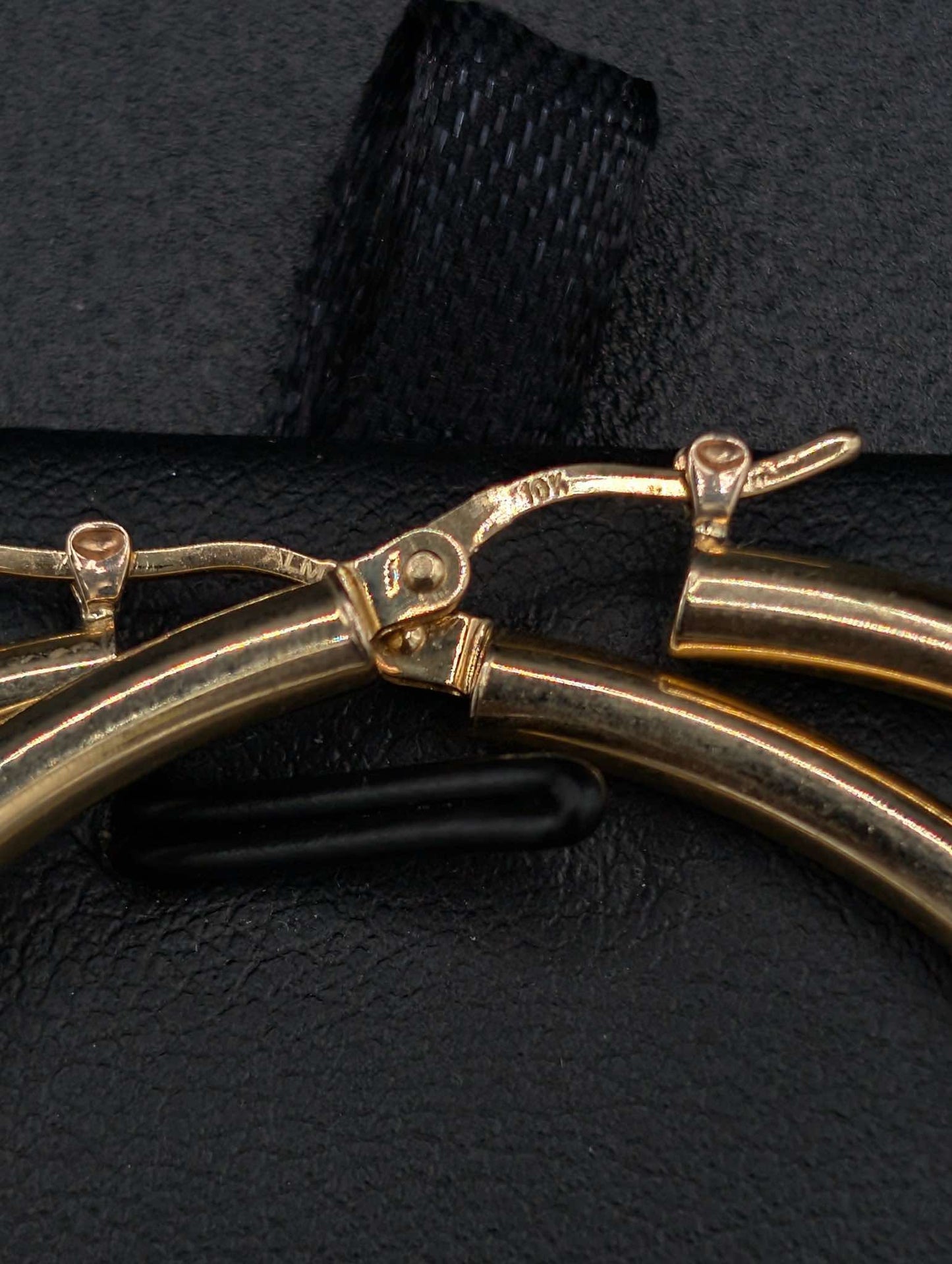 10Kt Gold 55.6mm Hoop Earrings