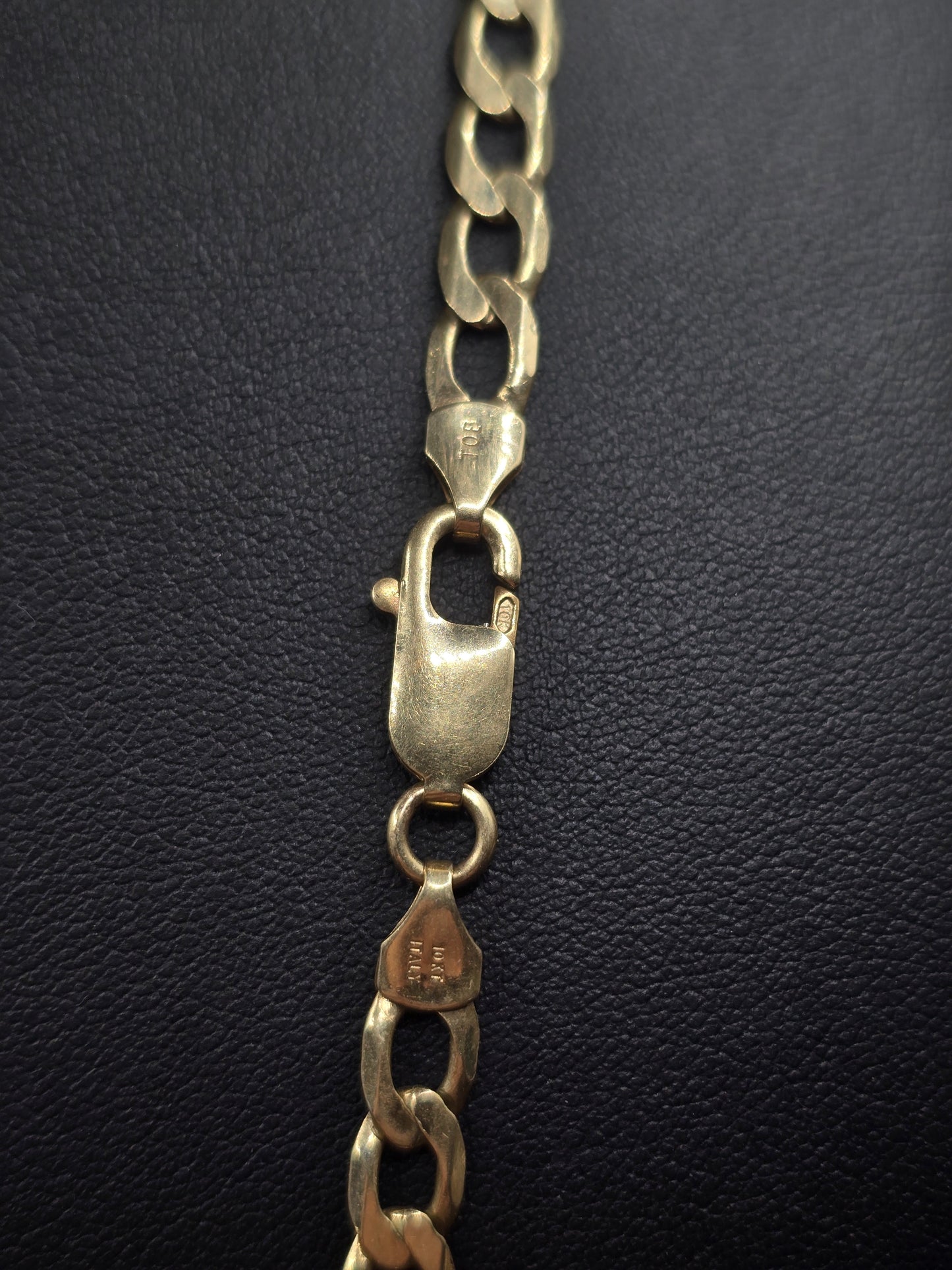 10kt Gold 24" 6MM Curb Chain