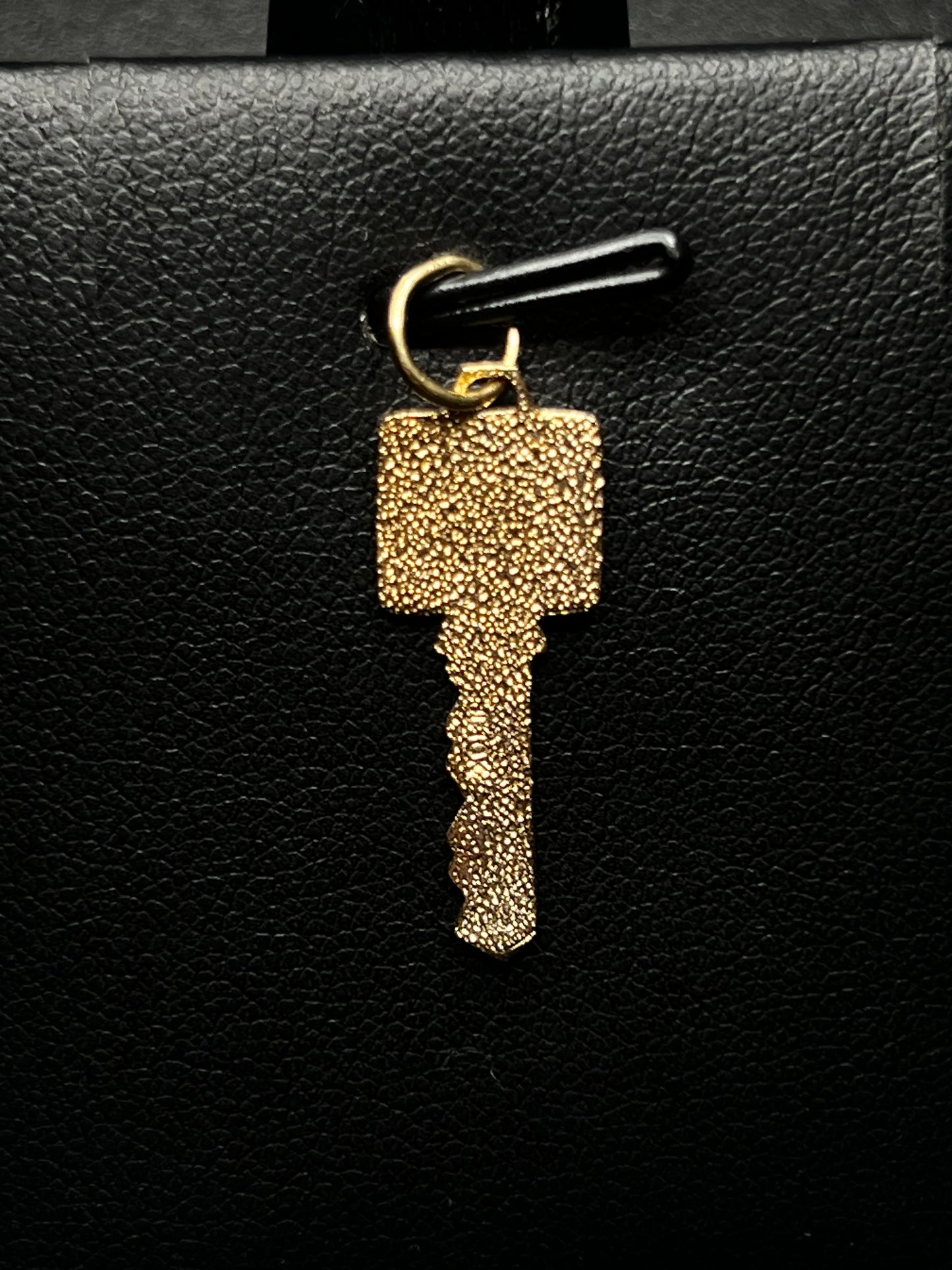 10Kt Gold Custom Bunny Key Pendant