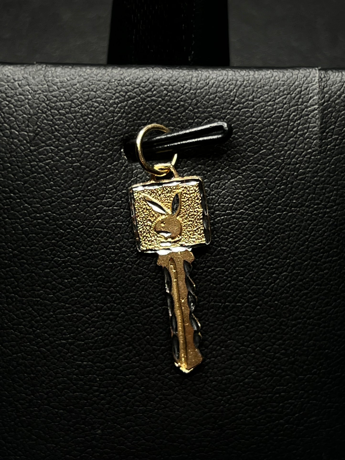 10Kt Gold Custom Bunny Key Pendant