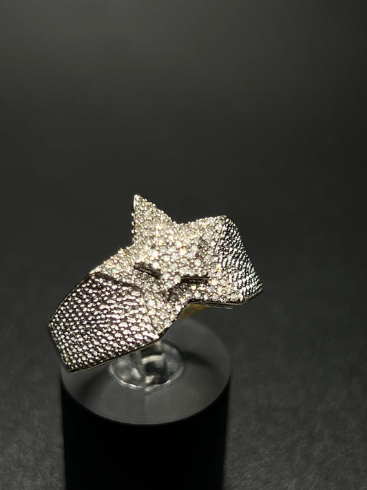 10Kt Gold Star Ring