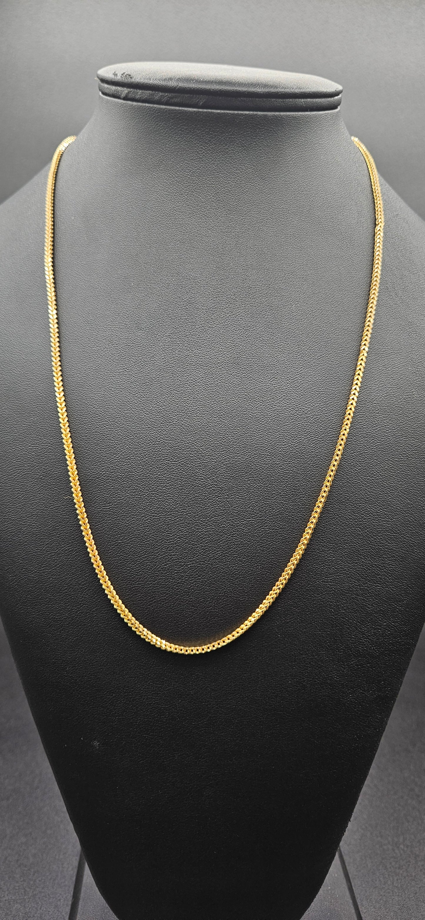 10Kt Gold 22" 2.2mm Franco Link Chain