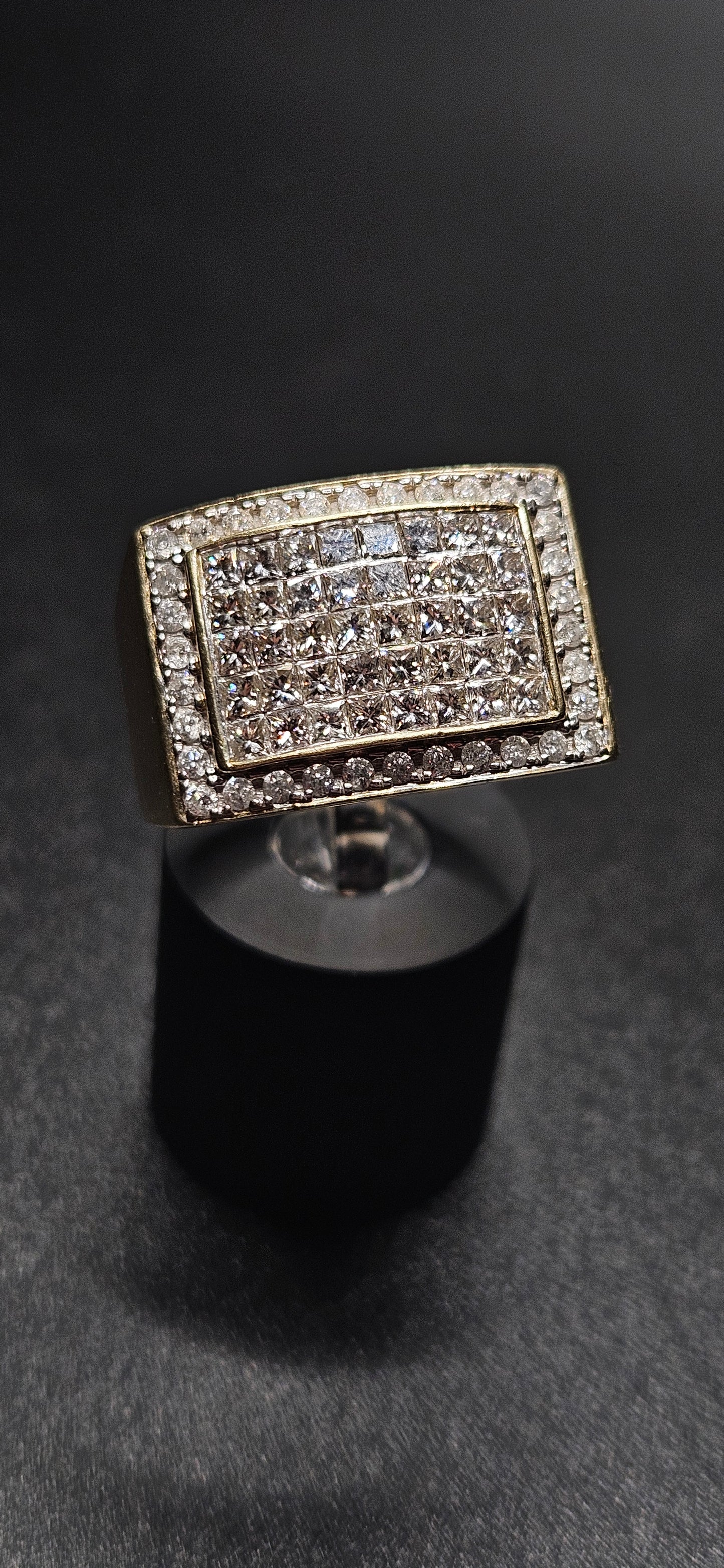 10Kt Gold Princess Cut Diamond Ring