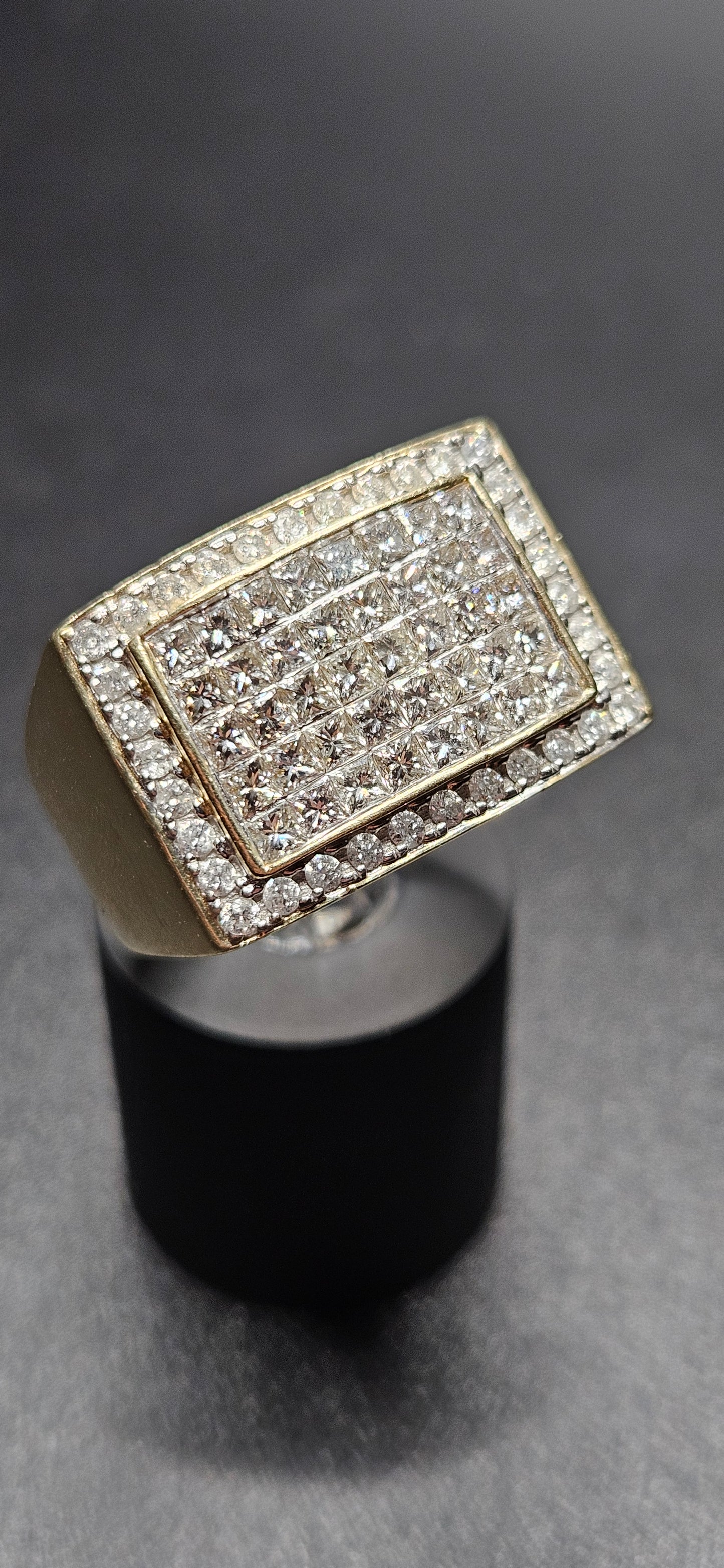 10Kt Gold Princess Cut Diamond Ring