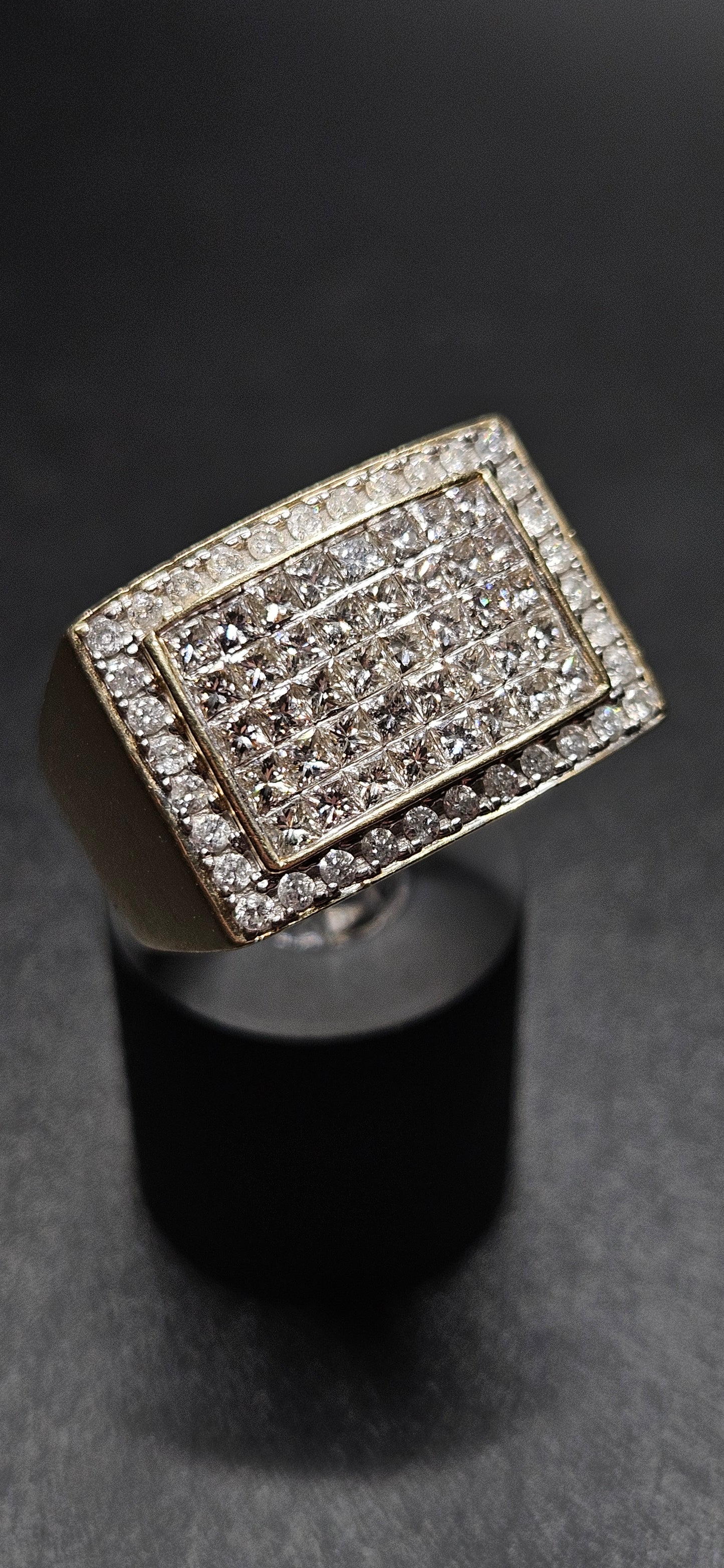 10Kt Gold Princess Cut Diamond Ring