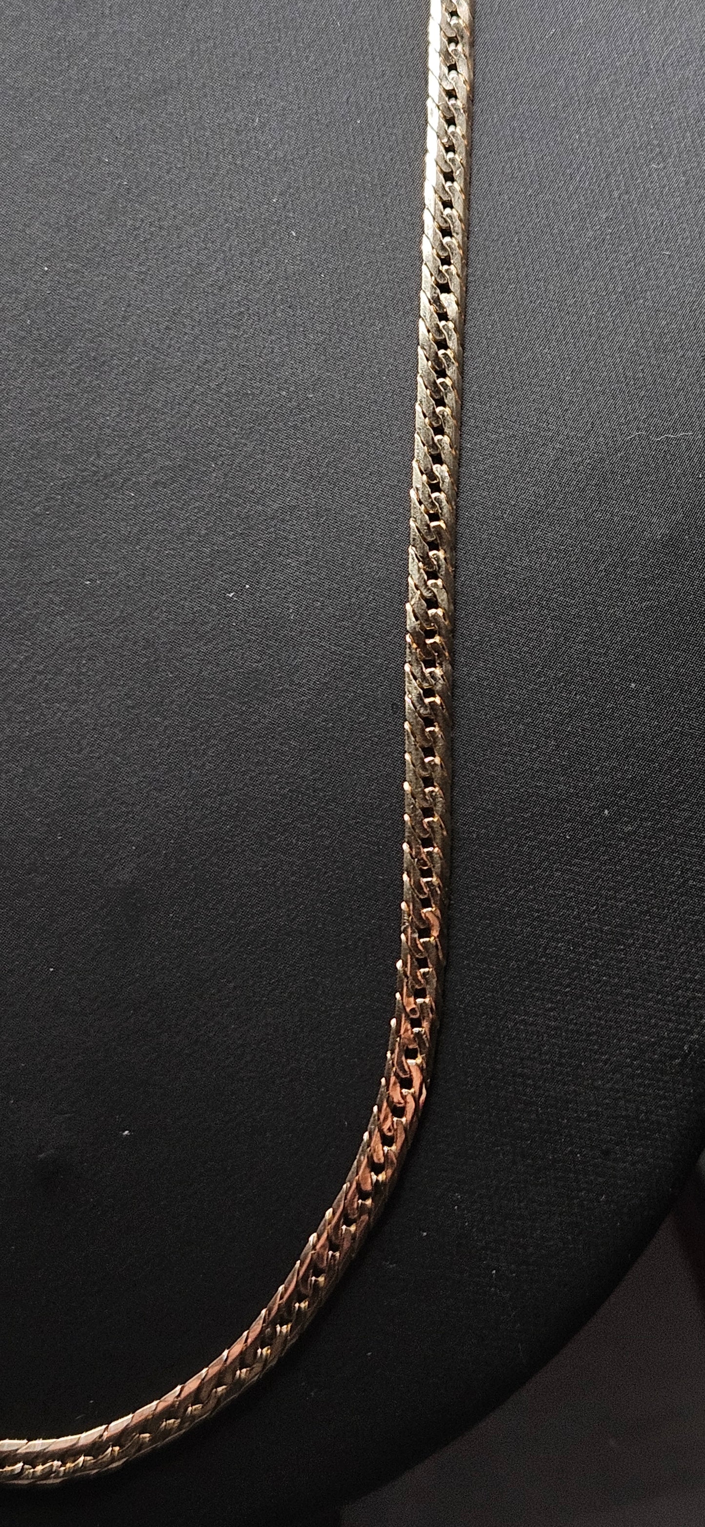 10Kt Gold 20" 3mm Compact Cuban Link Chain