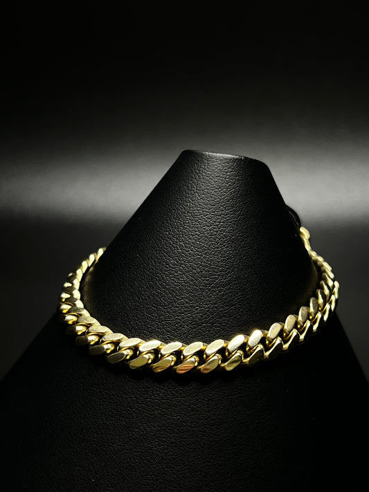 10Kt Gold 7.5" 5.8mm Cuban Link Bracelet