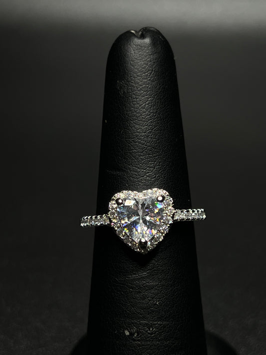 925 Sterling Silver Heart Ring