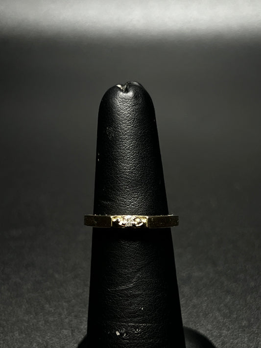 14Kt Gold Diamond Solitare Ring