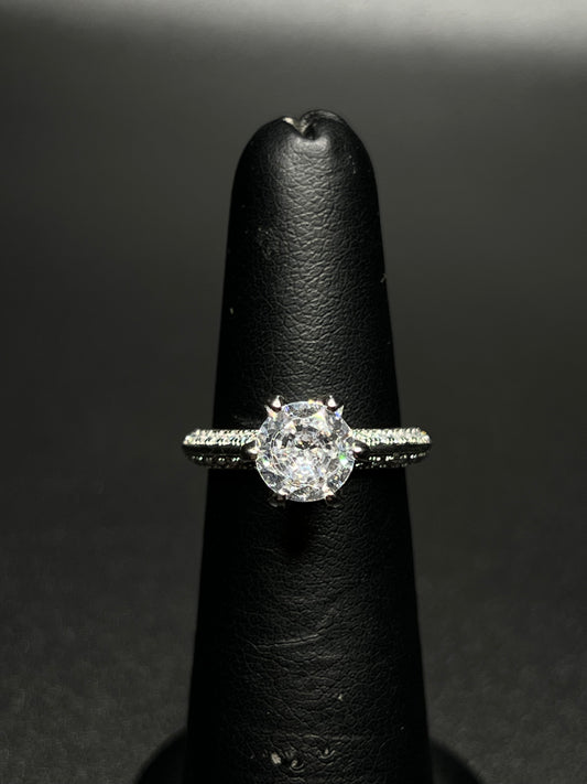 925 Sterling Silver Solitaire Ring