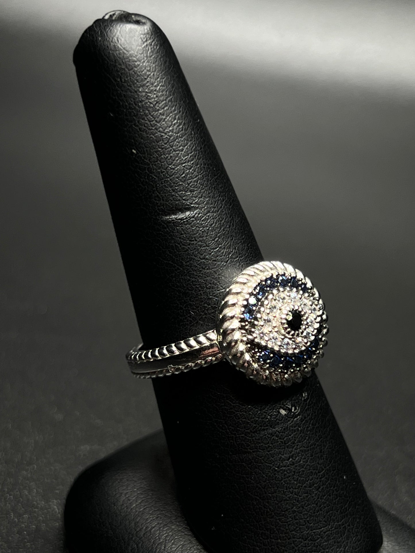 925 Sterling Silver Eye Ring