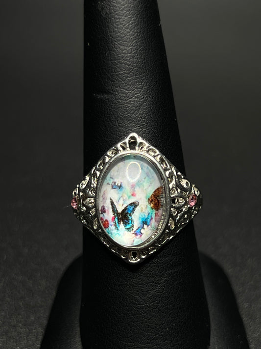 925 Sterling Silver Butterfly Ring