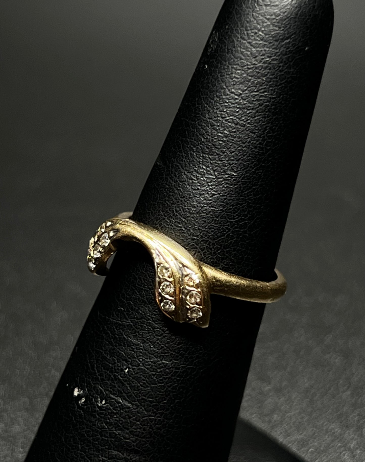 14Kt Gold Horseshoe Diamond Ring