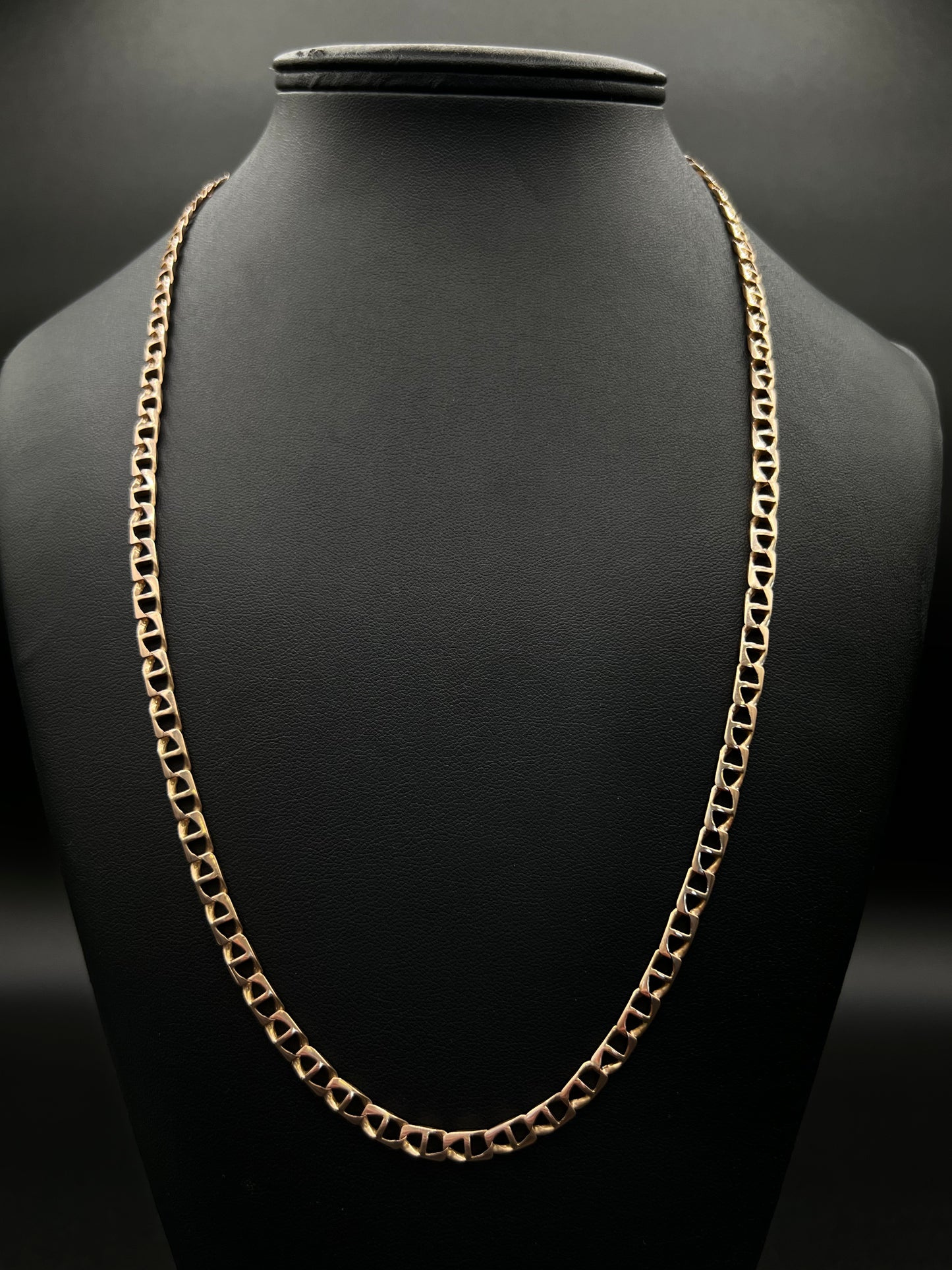 14Kt Gold 24” 4.9MM Mariner Link Chain