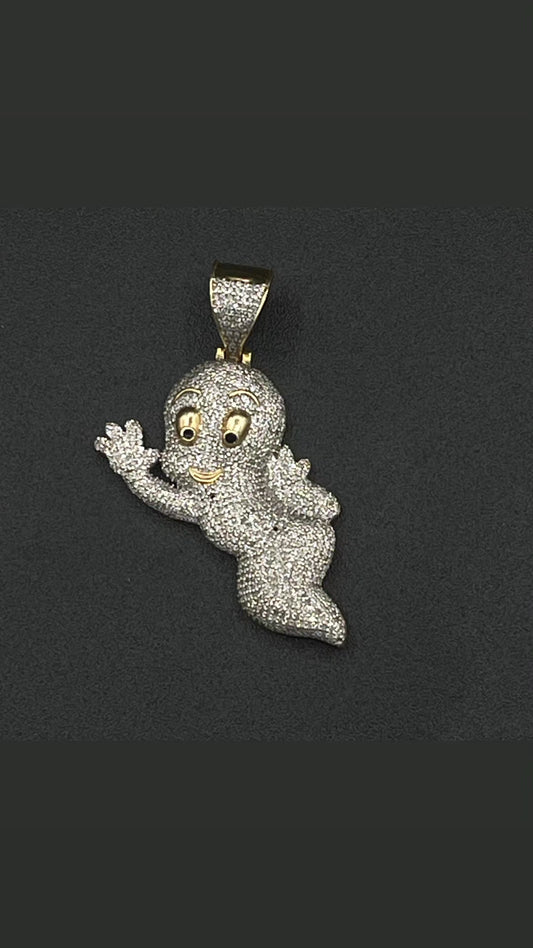 10Kt Gold Custom Diamond Pendant