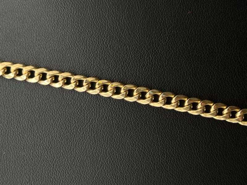 10Kt Gold 26" 5.1MM Cuban Link Chain