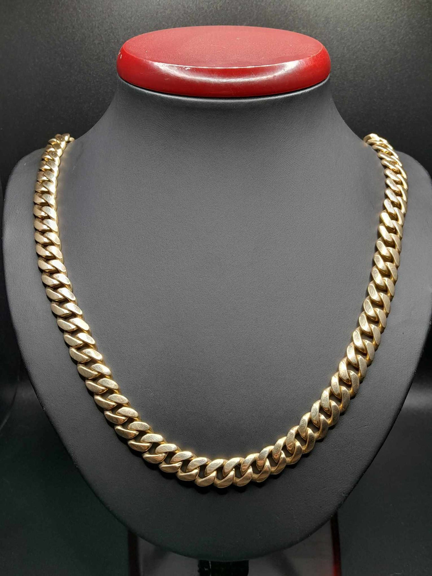 10Kt Gold 26" 10mm Cuban Link Chain