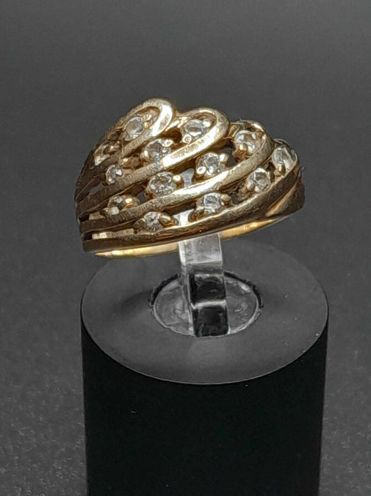 10Kt Gold CZ Ring