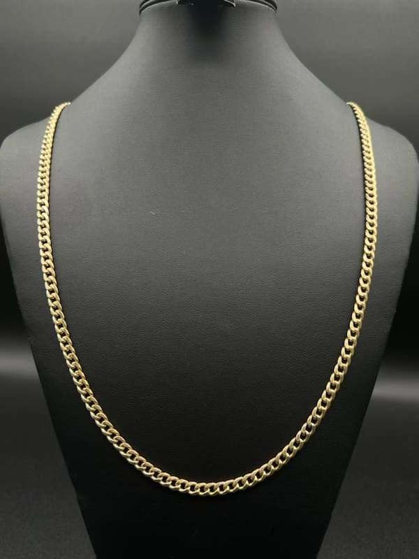 10Kt Gold 26" 5.1MM Cuban Link Chain