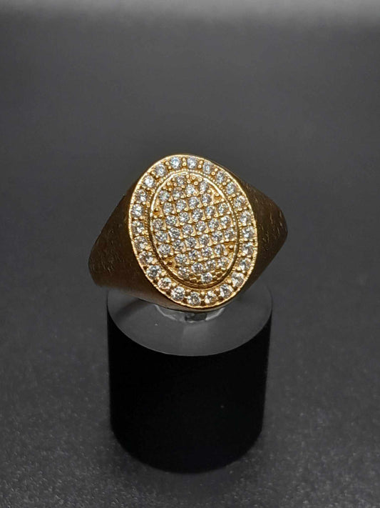 10Kt Gold CZ Gold Ring