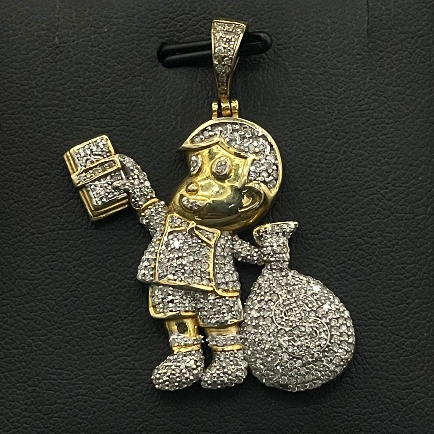 10Kt Gold Custom Diamond Pendant