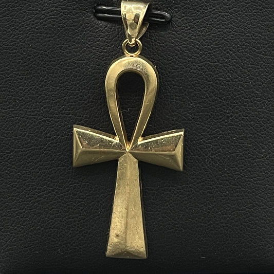 10Kt Gold Ank Pendant