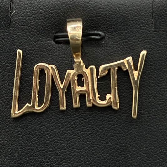 10Kt Gold Loyalty Pendant