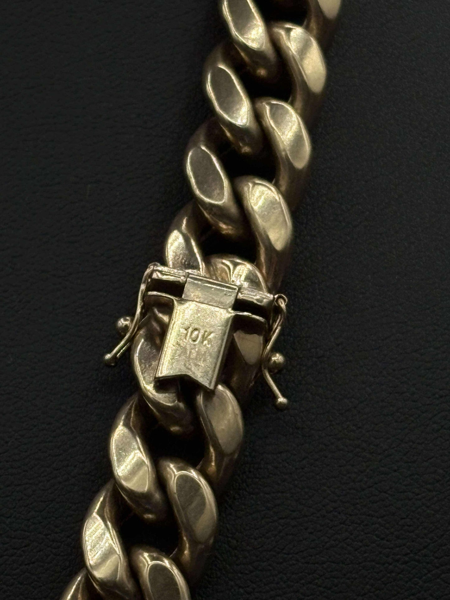 10Kt Gold 20" 13.5MM Cuban Link Chain