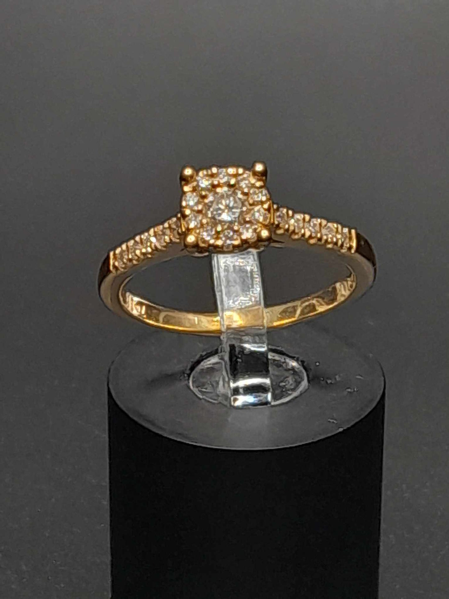 14Kt Gold Diamond Solitaire Ring