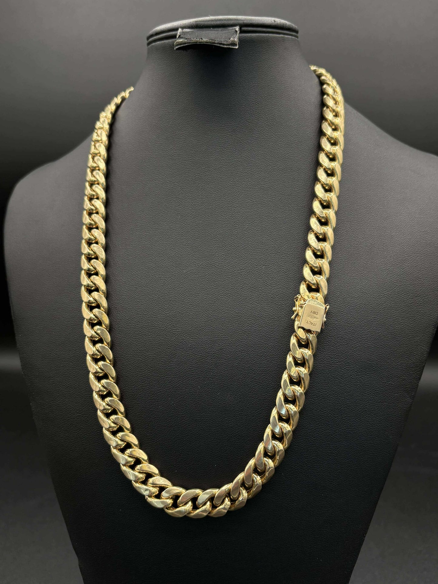 10Kt Gold 22" 11.3MM Miami Cuban Link Chain