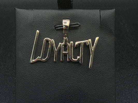 10Kt Gold Loyalty Pendant