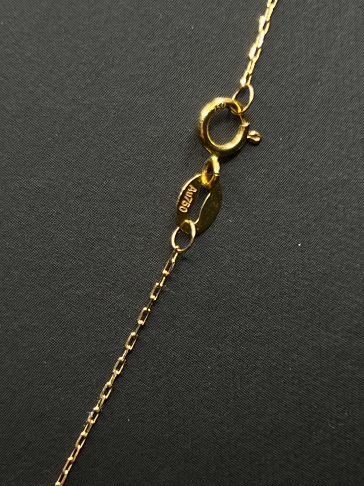 18Kt Gold Onyx VNC Pendant