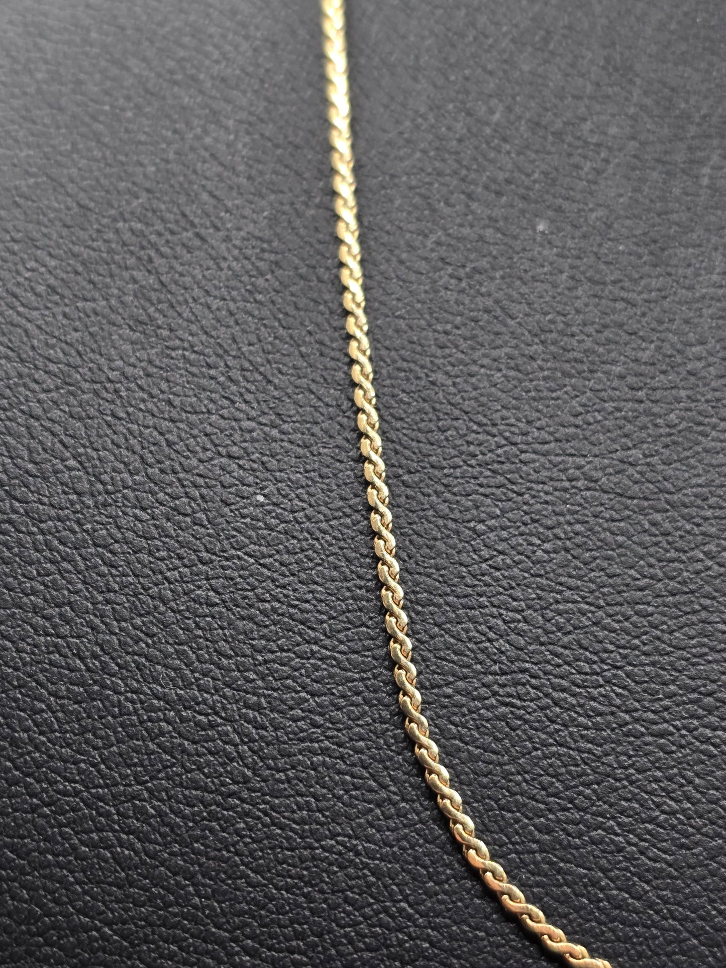 10kt Gold 1mm 18' Box Chain