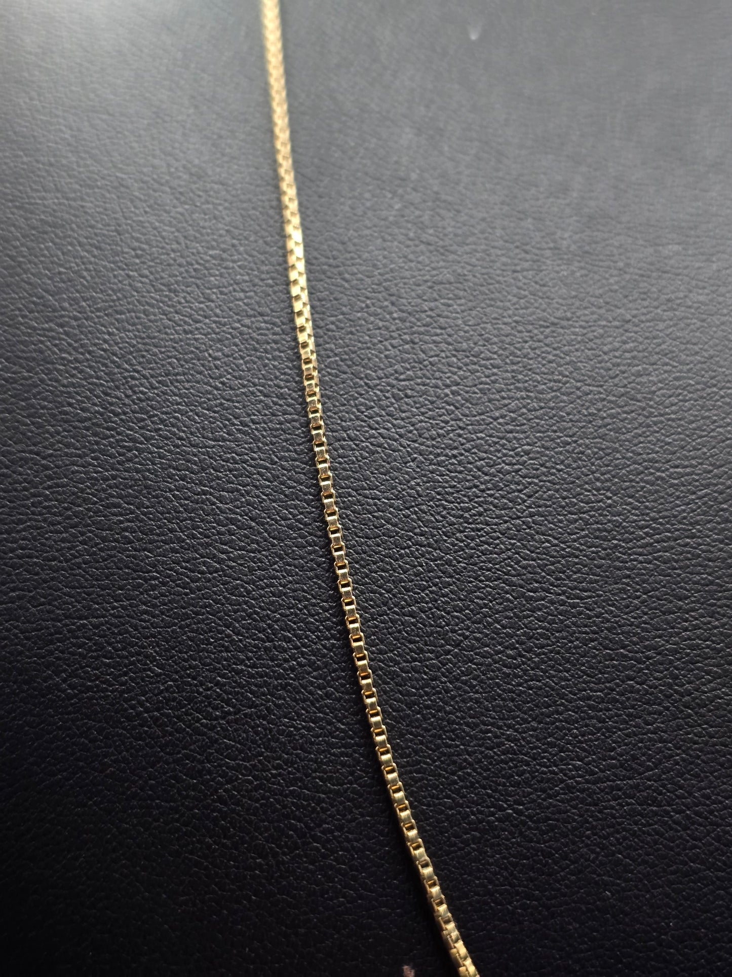 10kt Gold 24" 1mm Box Chain