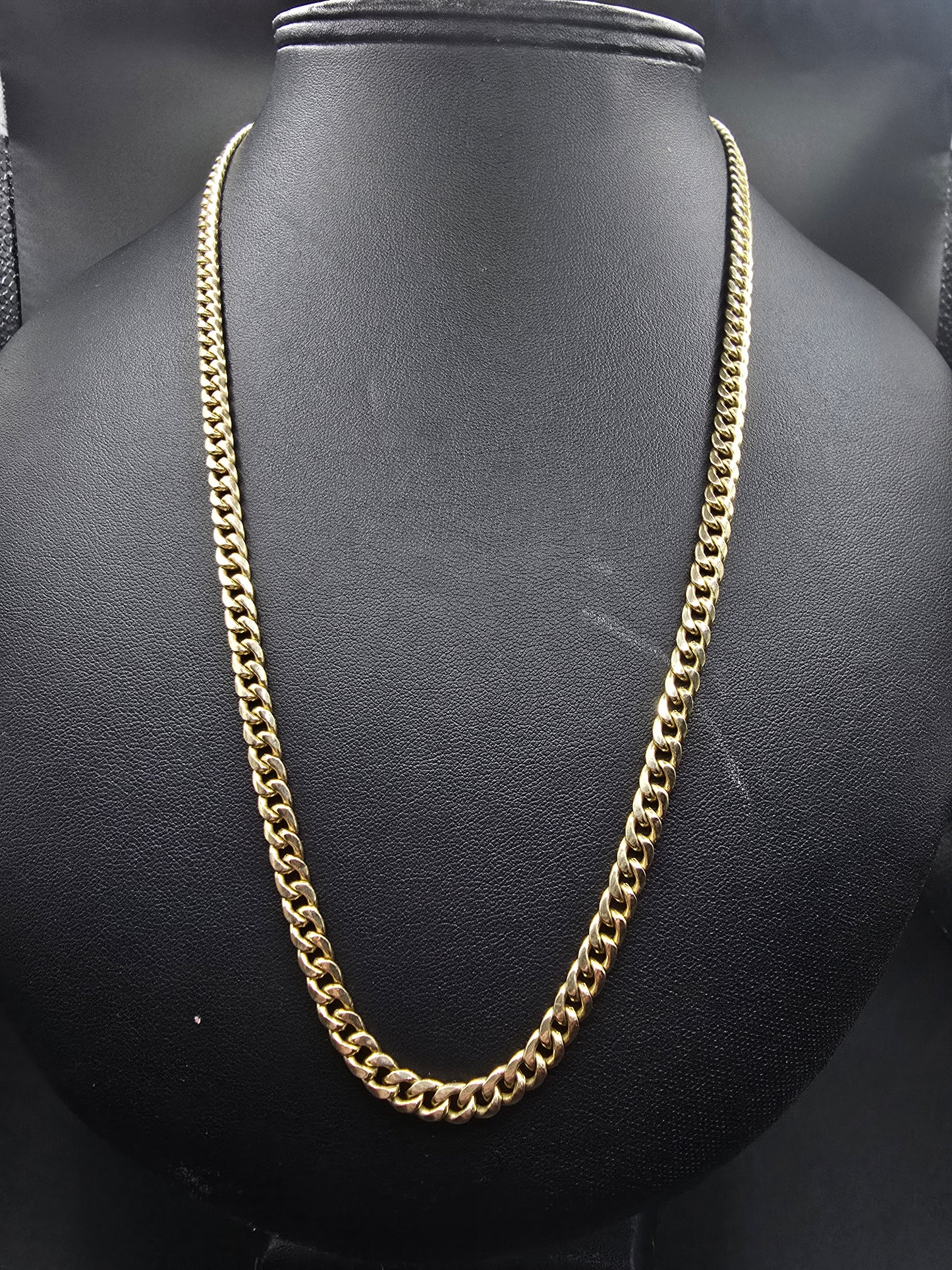10kt 24" 5.5MM Cuban Link Chain