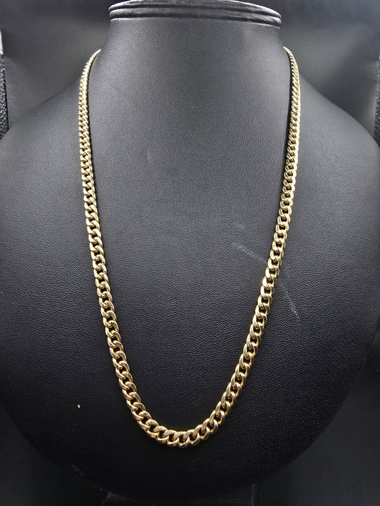10kt 24" 5.5MM Cuban Link Chain