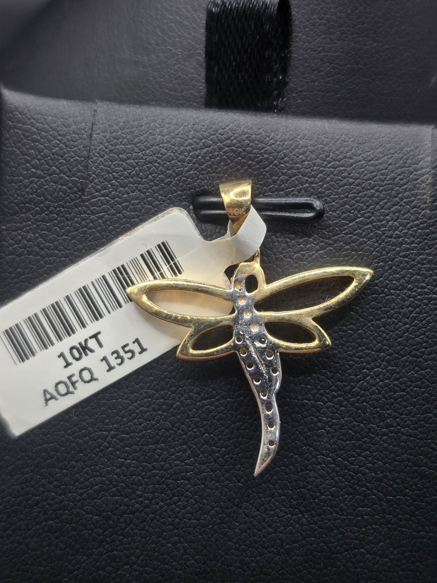 10kt Gold Diamond Butterly
