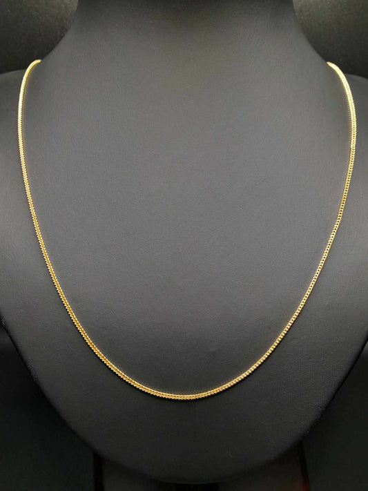 10Kt Gold 23" 2mm Franco Link Chain