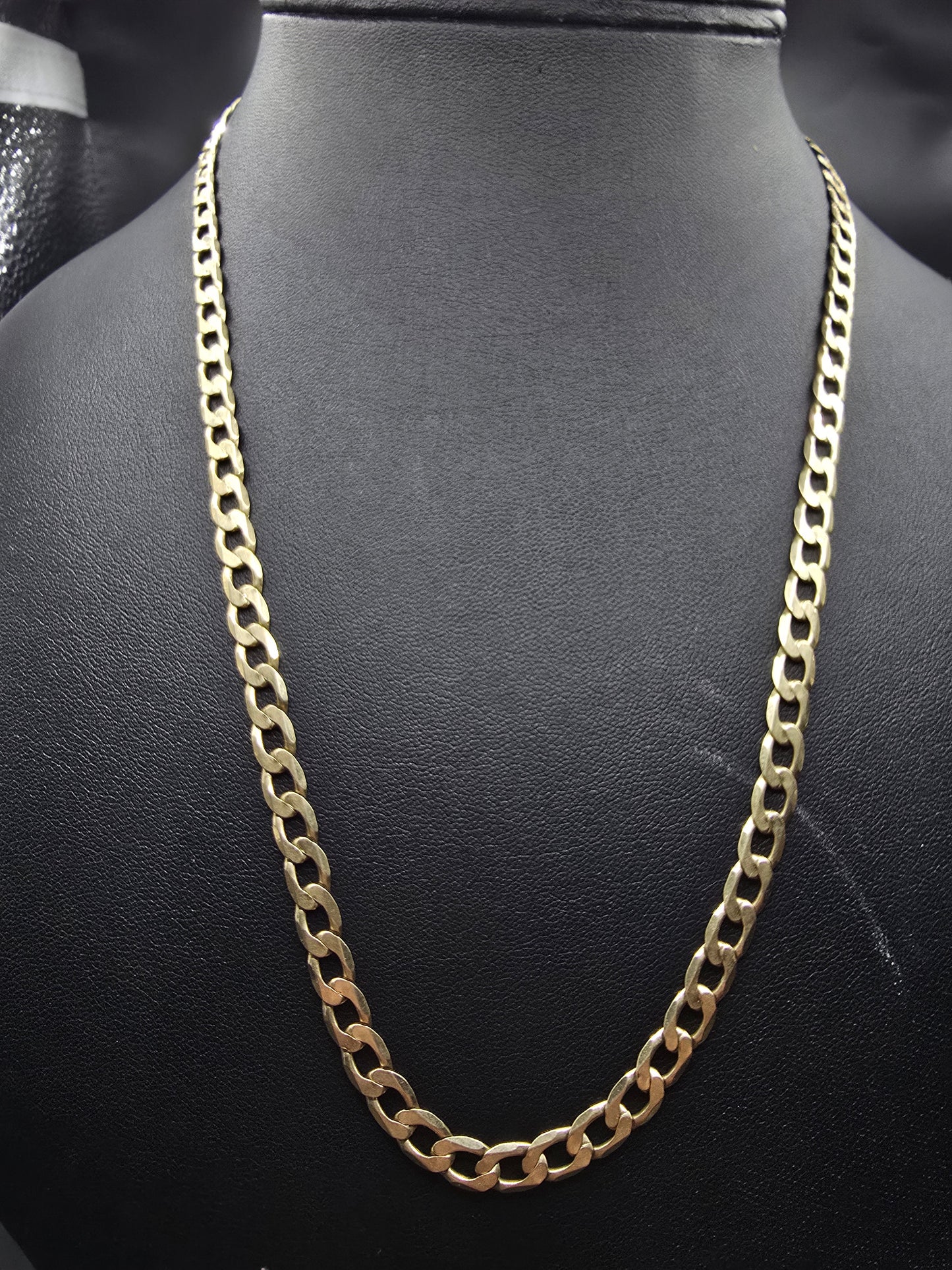 10kt Gold 24" 6MM Curb Chain